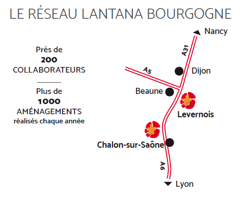 le réseau Lantana Bourgogne