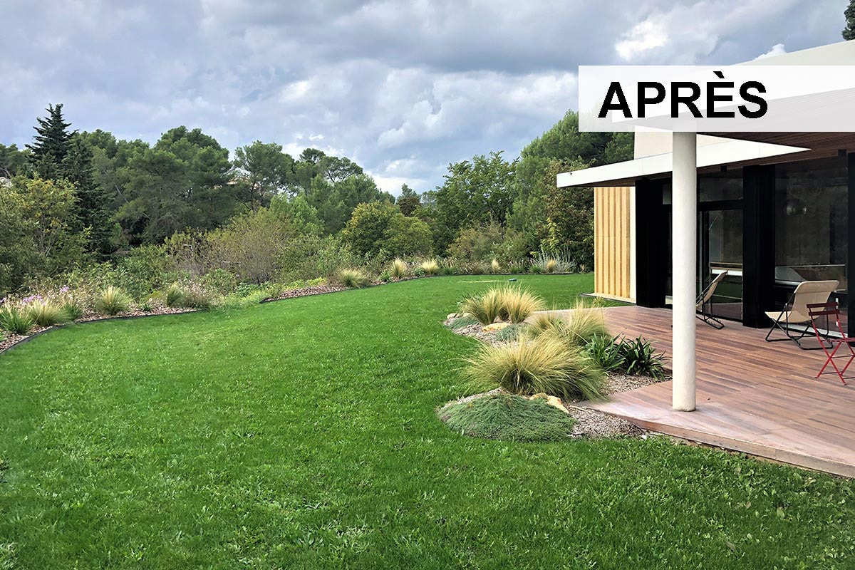 Aménagement jardin Gard 4-APRES